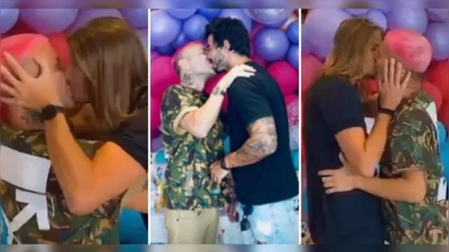 Imagem ilustrativa da notícia Ex-BBB Daniel dá beijão em Mazzafera; veja o vídeo!