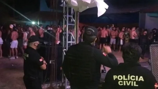 Imagem ilustrativa da notícia Polícia Civil registra prisões e encerra festa em Salinas