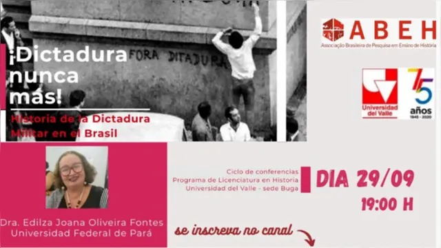 Imagem ilustrativa da notícia Professora da UFPA é alvo de ataques de extremistas em live sobre a Ditadura