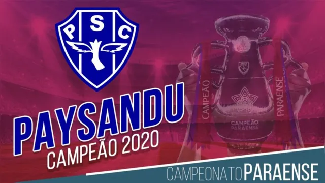 Imagem ilustrativa da notícia Paysandu é o Campeão Paraense 2020 após vencer o Remo