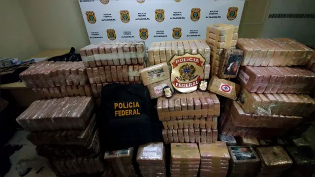 Imagem ilustrativa da notícia PF apreende quase uma tonelada de cocaína avaliada em R$ 30 milhões no Pará