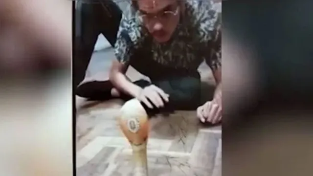 Imagem ilustrativa da notícia Vídeos mostram estudante picado por naja e amigos provocando serpentes. Assista