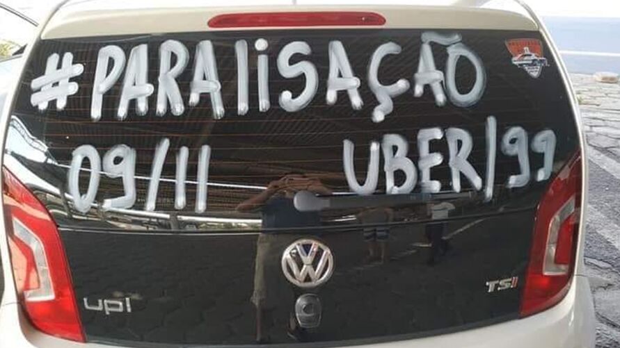 Imagem ilustrativa da notícia: Motoristas de aplicativo paralisam atividades em Belém nesta segunda (9)