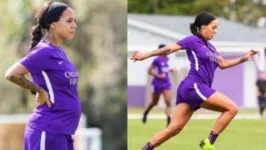 Sydney Leroux Dwyer é atacante do Orlando Pride, grávida de 5 meses e meio