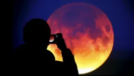 É a proximidade entre Júpiter e Saturno, parecendo um planeta duplo
