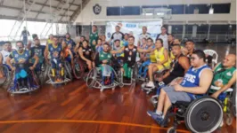 Imagem ilustrativa da notícia Atletas realizam torneio de basquete em cadeira de rodas na capital