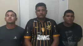 O trio ainda não teve a identidade revelada