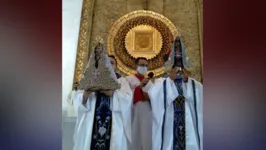 Imagem ilustrativa da notícia Imagens de Nossa Senhora de Nazaré e Aparecida se encontram na Pedreira