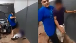 Imagem ilustrativa da notícia Vídeo: homem é preso após espancar devedor 