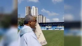 A visita levou um pouco de fé aos bicolores que precisam se reerguer na tabela do Brasileirão da Série C