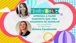 Dia das Crianças: Ariana Cavalcante, proprietária da Gabi Brindes, ensina o passo a passo para fazer uma sabonete que vira massinha de modelar. 