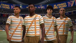 Imagem ilustrativa da notícia 'Fifa
21' traz uniformes personalizados e homenagem a 'Chaves'