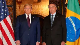 O presidente brasileiro em visita ao colega americano 