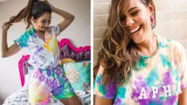 Amanda Cunha e Raphaela Rocha se uniram e deram um toque especial aos pijamas.