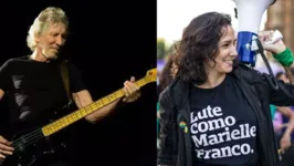 Roger Waters e Monica Benicio