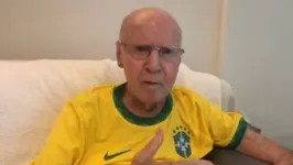 Zagallo, de 89 anos, inaugurou no Instagram com um vpideo em que usou seu famoso bordão.