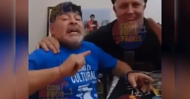 Imagem ilustrativa da notícia Vídeo mostra Maradona tomando medicamentos e cerveja pouco antes da morte