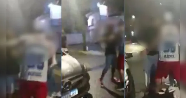 Imagem ilustrativa da notícia Jogadores do Avaí são agredidos por torcedores ao saírem de bar; veja o vídeo