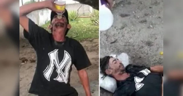 Imagem ilustrativa da notícia Homem morre por intoxicação após ser desafiado e tomar 1,5 litro de cachaça