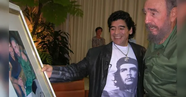 Imagem ilustrativa da notícia Maradona morreu no mesmo dia que o amigo Fidel Castro