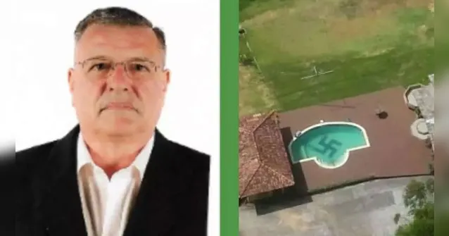 Imagem ilustrativa da notícia Professor que tem suástica nazista em piscina se candidata a vereador 