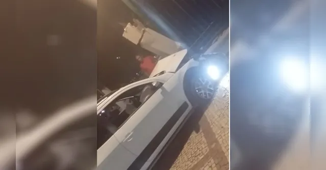 Imagem ilustrativa da notícia Motorista perde controle e atinge muro do Bosque em Belém. Veja o vídeo