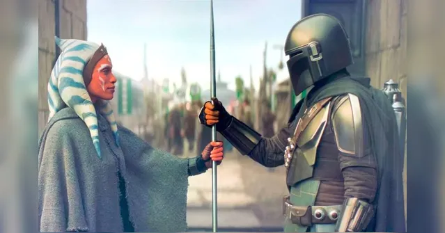 Imagem ilustrativa da notícia Gafe: membro da equipe de filmagens aparece em cena de 'The Mandalorian' 
