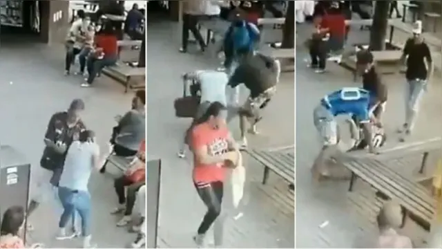 Imagem ilustrativa da notícia Homem tenta apalpar mulher e é agredido. Veja!