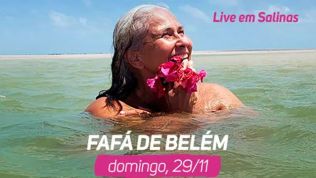 Imagem ilustrativa da notícia DOL vai transmitir live de Fafá de Belém em Salinas neste domingo (29). Acompanhe!