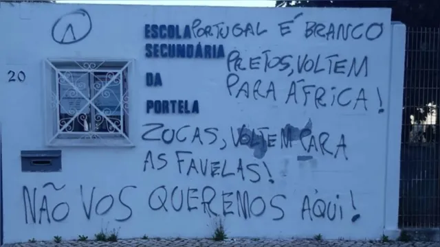 Imagem ilustrativa da notícia Universidade de Portugal é pichada com insultos racistas contra brasileiros