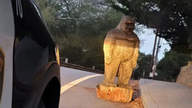 Imagem ilustrativa da notícia Polícia encontra estátua de 'pé-grande' roubada do Museu nos EUA