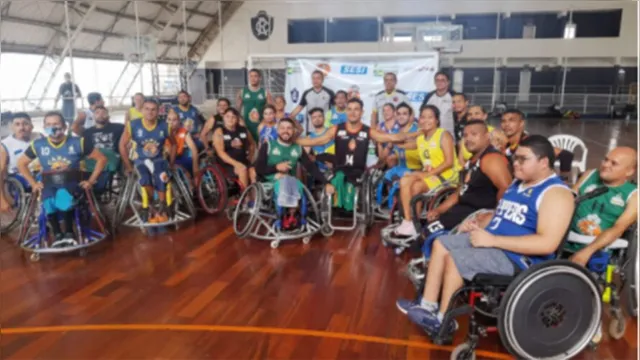 Imagem ilustrativa da notícia Atletas realizam torneio de basquete em cadeira de rodas na capital