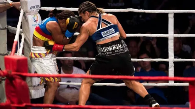 Imagem ilustrativa da notícia Brasileira campeã de boxe volta aos treinos para retomar cinturão mundial