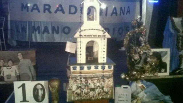 Imagem ilustrativa da notícia Fiéis da Igreja de Maradona irão realizar homenagem para 'El Pibe'