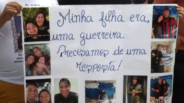 Imagem ilustrativa da notícia Familiares
da Cabo Andreza protestam e pedem agilidade nas investigações