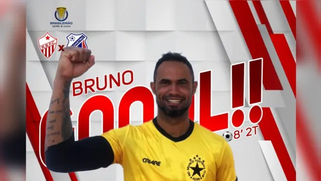 Imagem ilustrativa da notícia Assassino Bruno faz 1º gol em mais de 10 anos em jogo no Acre