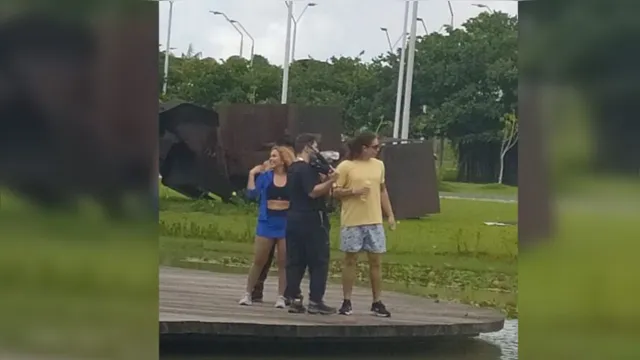 Imagem ilustrativa da notícia Whindersson e Joelma são flagrados no Parque do Utinga em Belém