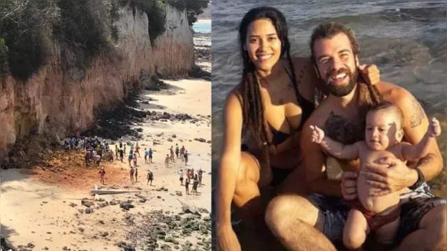 Imagem ilustrativa da notícia Casal e bebê morrem soterrados em uma das principais praias do Brasil