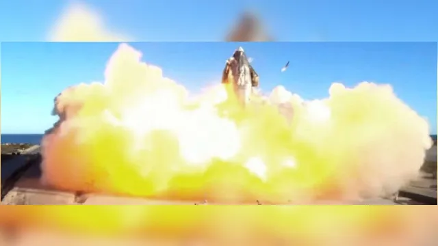Imagem ilustrativa da notícia Foguete da Space X explode durante pouso. Veja o vídeo