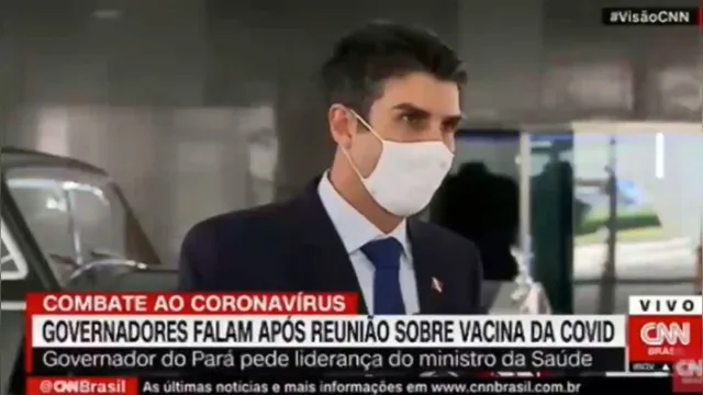 Imagem ilustrativa da notícia Governador do Pará, Helder Barbalho, defende: “Vacina é um direito de todos os brasileiros”. Veja o vídeo