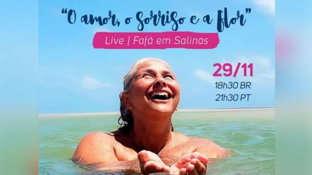 Imagem ilustrativa da notícia Fafá de Belém faz live direto de Salinas às 18h30; show será transmitido pelo DOL
