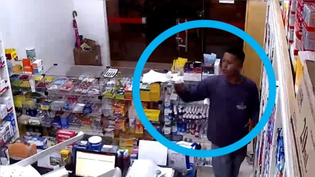 Imagem ilustrativa da notícia Homem assalta farmácia com facão na Cidade Nova; veja o vídeo!