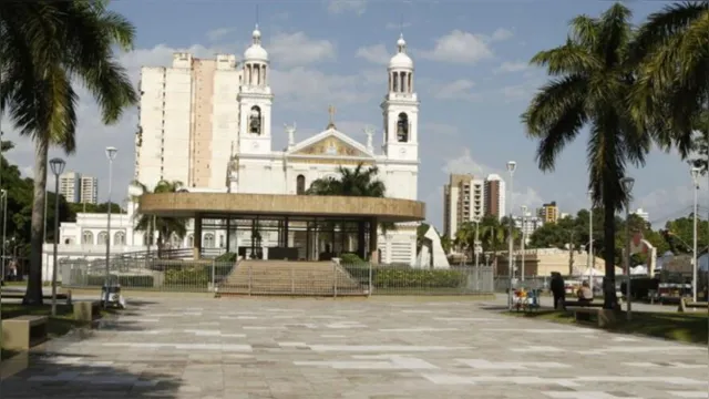 Imagem ilustrativa da notícia Praça Santuário ganhará uma imagem iluminada em led da Virgem de Nazaré