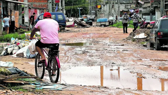 Imagem ilustrativa da notícia Período chuvoso escancara falta de saneamento na Terra Firme