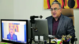 Edmilson toma posse como prefeito de Belém no dia 1° de janeiro de 2021.