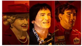 Esculturas estão expostas no museu de cera de seu criador em Rolândia, no Paraná.