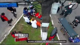 Imagem ilustrativa da notícia Bombeiros resgatam mulher após acidente na Augusto Montenegro