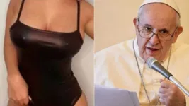 Imagem ilustrativa da notícia Papa Francisco curte foto de modelo seminua pela segunda vez