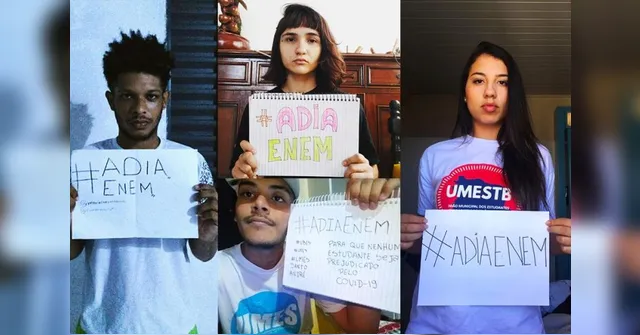Imagem ilustrativa da notícia Entidades estudantis querem novo adiamento do Enem por causa da pandemia
