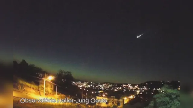 Imagem ilustrativa da notícia Vídeo mostra queda de meteoro no Rio Grande do Sul; veja!